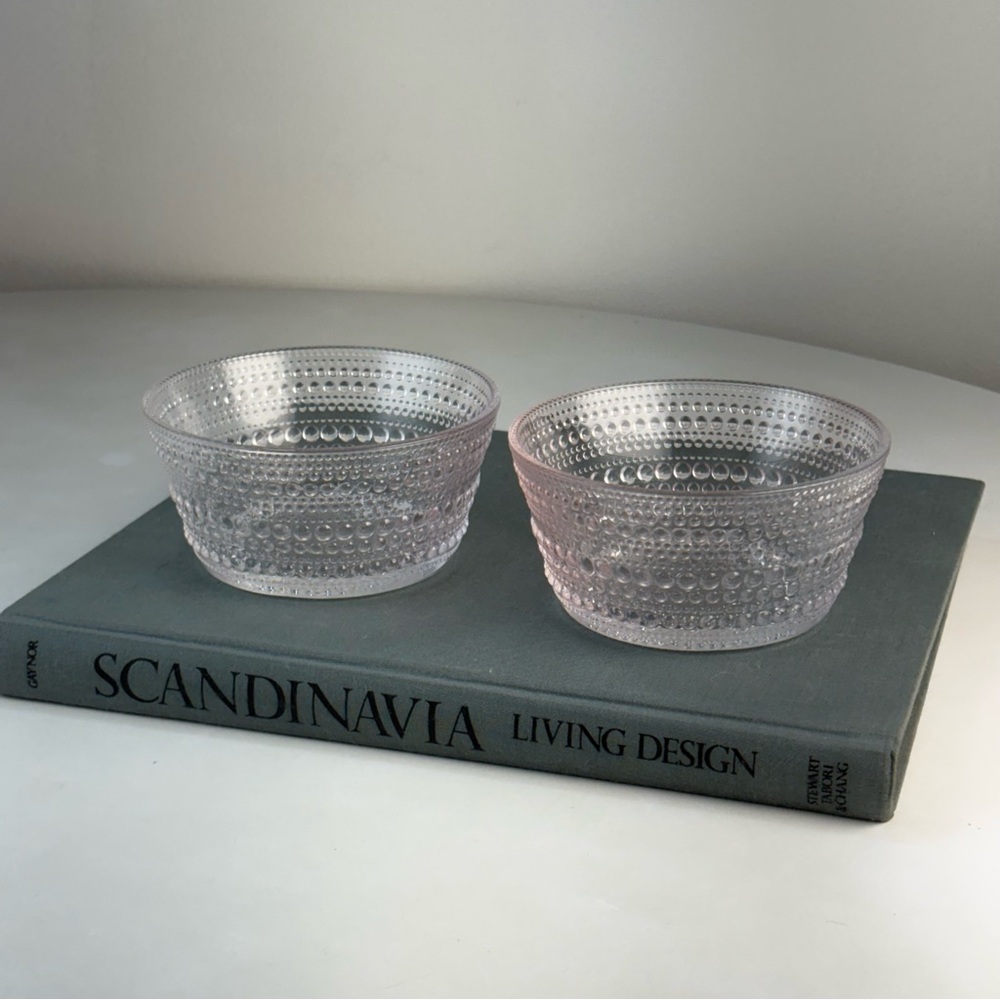 Iittala Frosted Glass Bowls